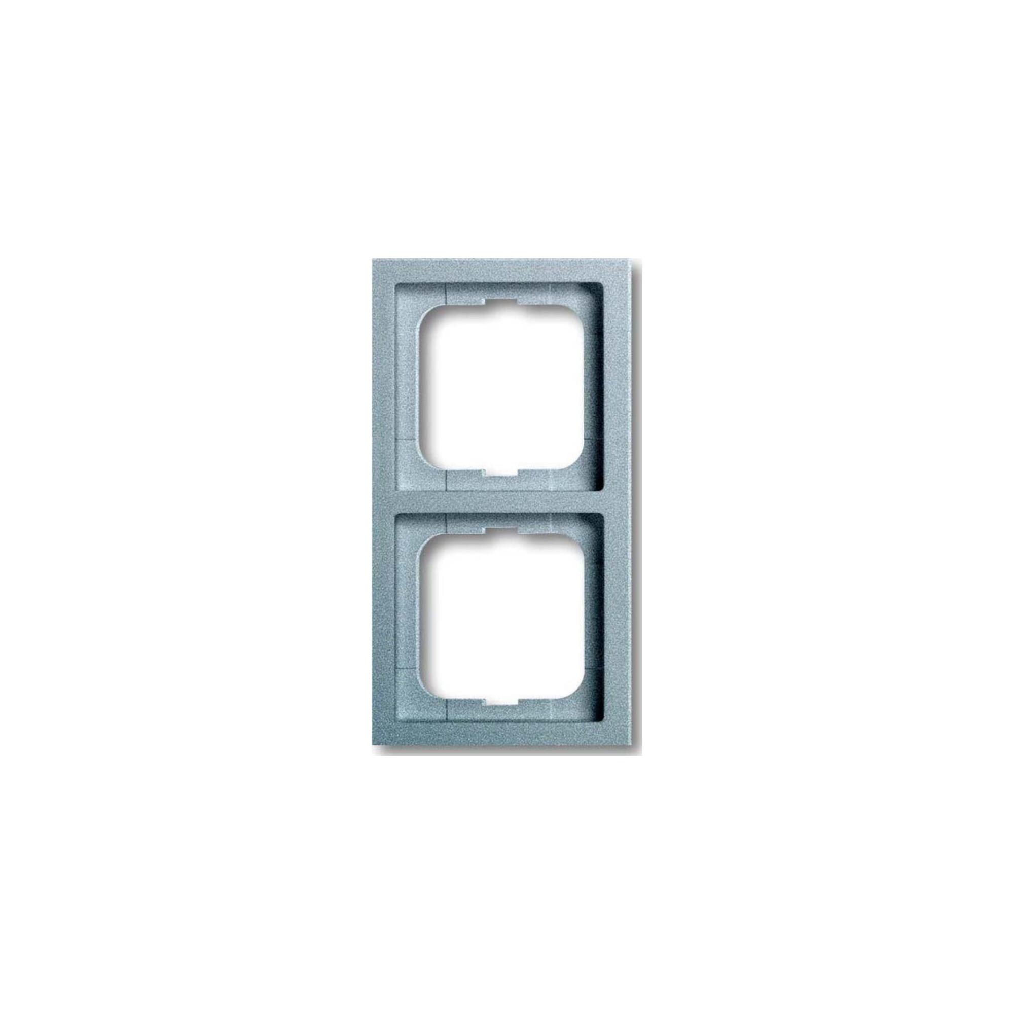 Busch-Jaeger Rahmen 2-fach alusilber, fu.linear 1722-183K (2CKA001754A4302)