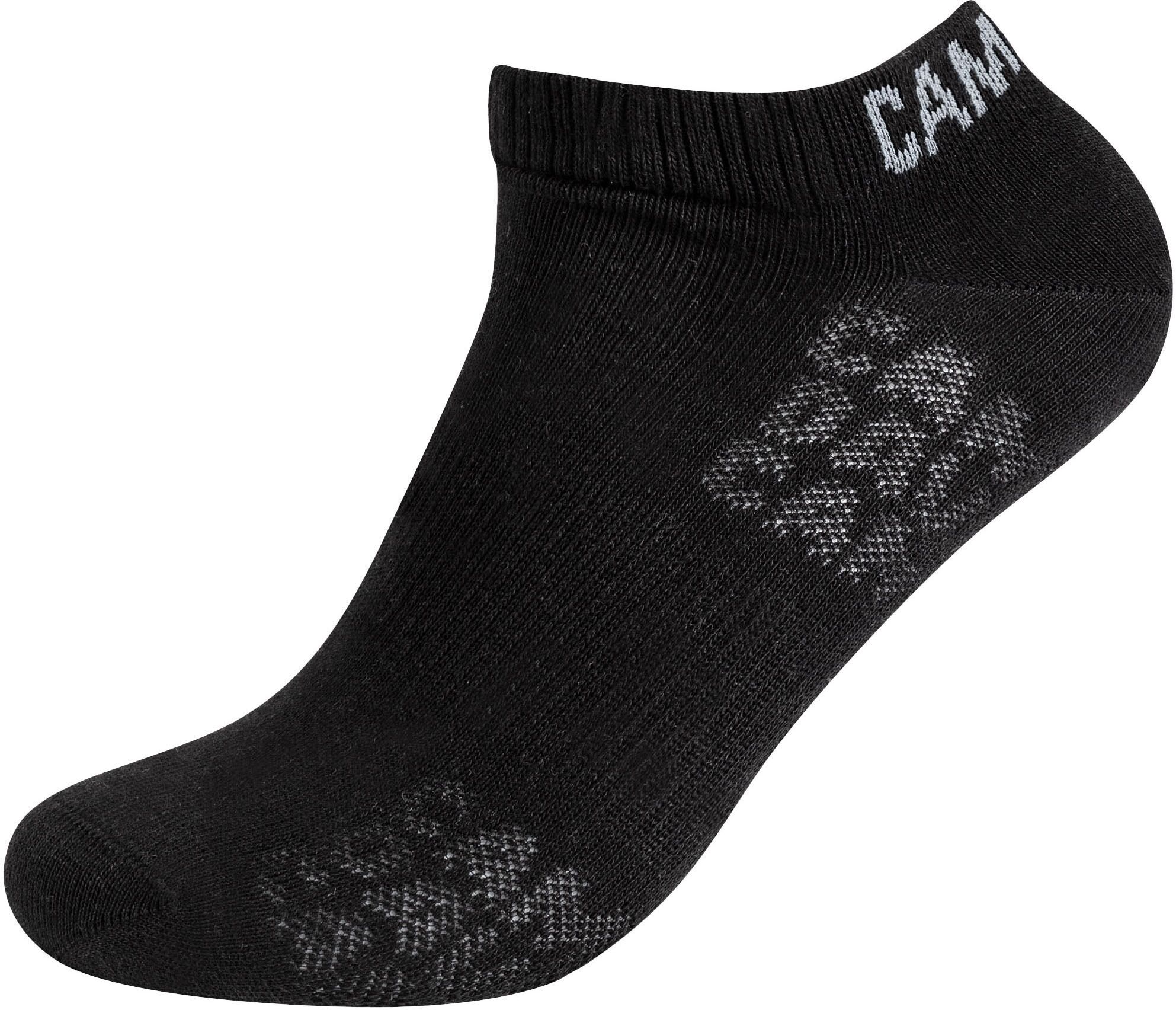 Kurzsocken CAMP DAVID "mesh ventilation", Herren, Gr. 39-42, schwarz, Baumwollmischung, unifarben, Socken Kurzsocken, mit dezentem Markenlogo schwarz 39-42