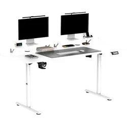 Ultradesk Highlander XXL, Gaming Tisch, Weiss