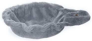 Uplift Essentials Plush Cat Tree Spoon Hammock Universal Replacement Basket & DIY Climbing Frame Accessory light Gray