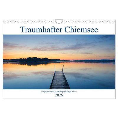 Traumhafter Chiemsee – Impressionen vom Bayerischen Meer (Wandkalender 2026 DIN A4 quer), CALVENDO Monatskalender