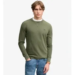 Superdry für Herren. M6010972A Jersey Classic Heavy Textured grün (XXL), Wolle, Klassisch
