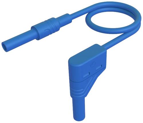 Hirschmann Test & Measurement MAL S WG-B 100/2,5 bl Sicherheits-Messleitung 4mm Sicherheits-Stecker 4mm Sicherheits-Stecker 100cm