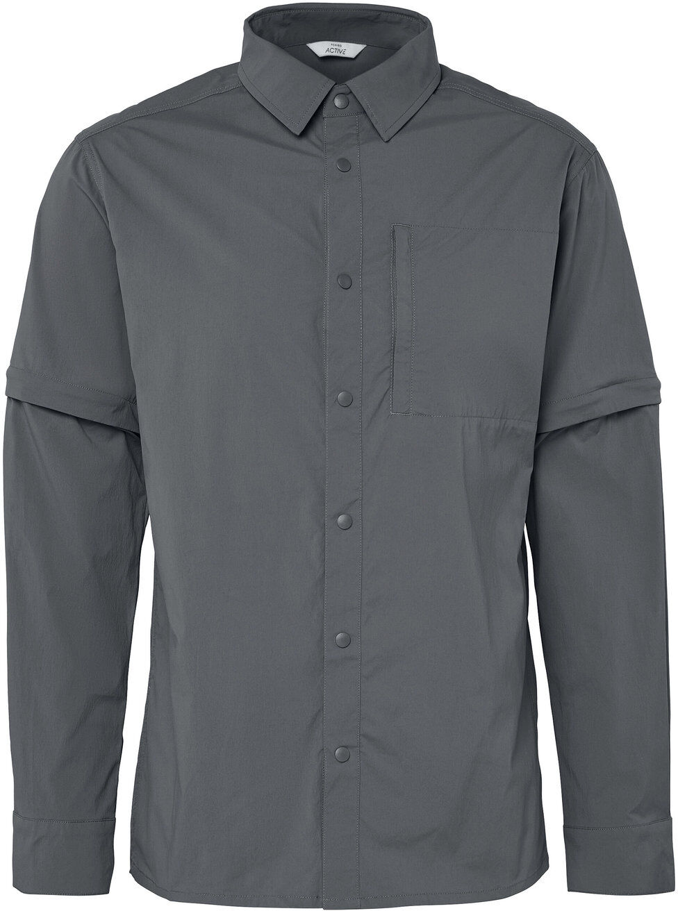 Tchibo - Outdoorhemd - Herren - Gr. S - dunkelgrau
