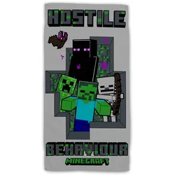 COFI 1453 Minecraft Baumwolle Strandtuch 70x140 cm mit Premium Druck