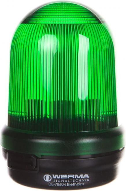 WERMA Permanent lichtsignaal Groen 12-240V IP65