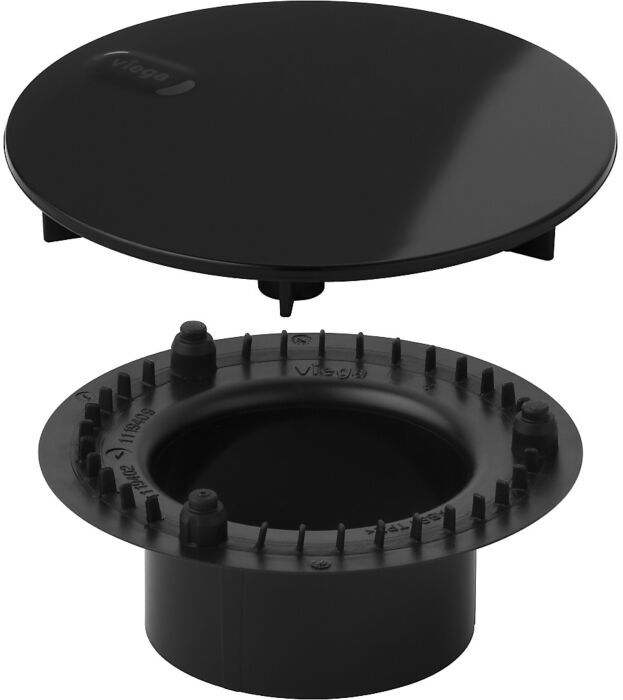 Viega Tempoplex 6966.0 Ausstattungsset 839178 Kunststoff schwarz glänzend, d= 115mm