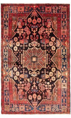 ECARPETGALLERY Hand-knotted Anatolian Vintage Black Wool Rug - 4'10 x 7'9
