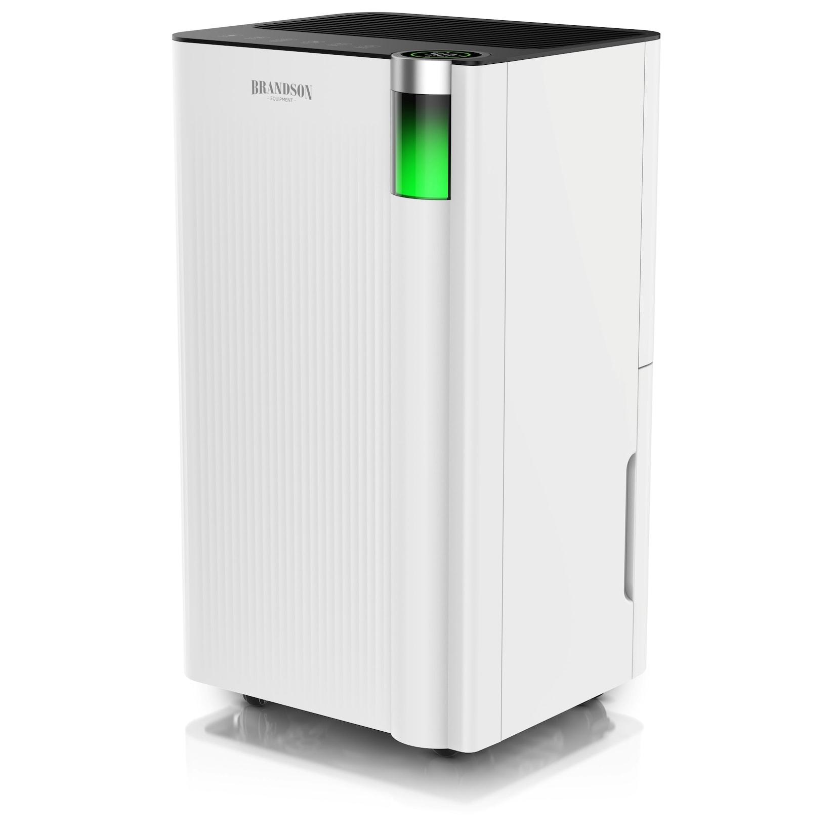 Brandson Luftentfeuchter Kompressor, WLAN, 12 L pro 24 h, 2 L Wassertank, bis 25 m², Entfeuchtung 12 l/Tag, Tank 2 l, App-Steuerung, Alexa
