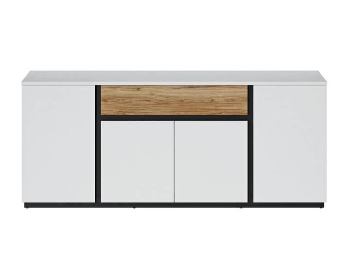 Sideboard Novena Alpinweiß/Catania Eiche