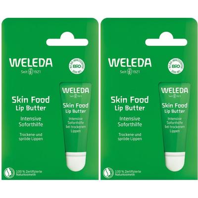 Weleda Skin Food LIP Butt x2 2x8 ml Lippenschutz