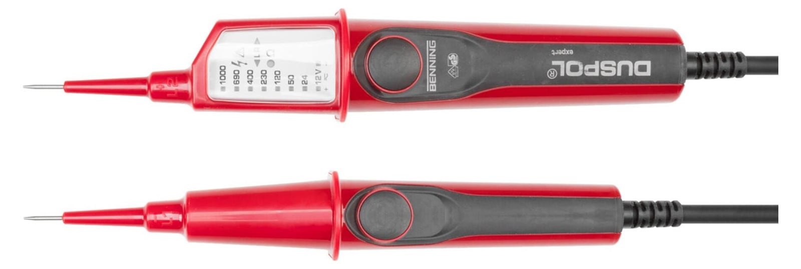 Gedore VDE 4616 Spanningstester, 2-polig met LED-indicator