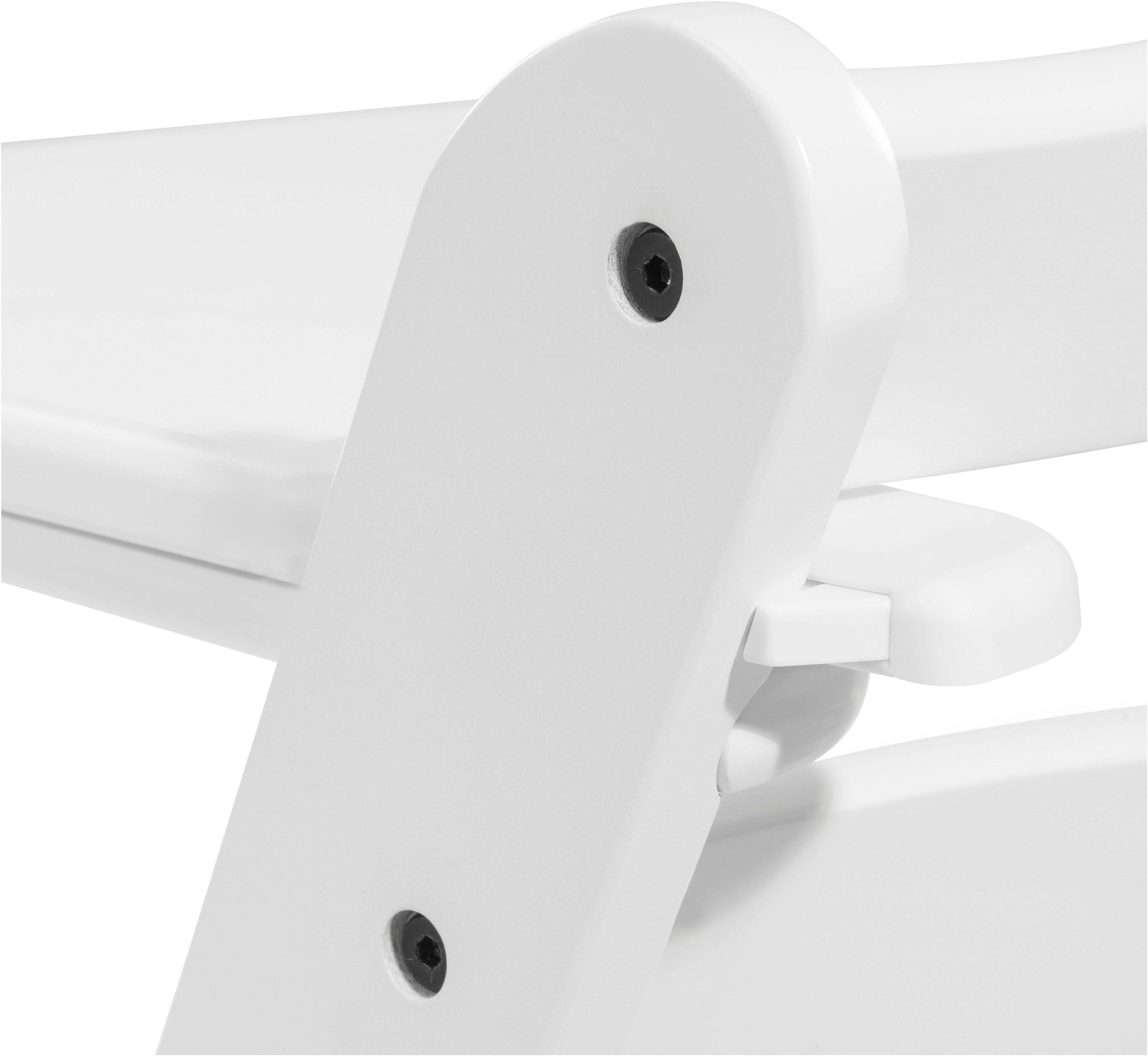 Hochstuhltablett HAUCK "Alpha Click Tray, weiss", weiss (weiß), B:44cm H:3,5cm T:46cm, Kunststoff, Tabletts, Hochstuhltablett, für Hauck Hochstuhl Alpha+ weiß B/L: 44cm