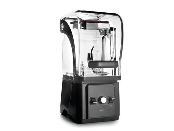 LACOR 69495 - Professioneller Standmixer MuTech mit Schallschutzhaube, 1500W, 1,8L BPA-freier Tritan-Behälter, 23.000 U/min, Edelstahlklingen, Ice Crusher für Smoothies und Gastronomie