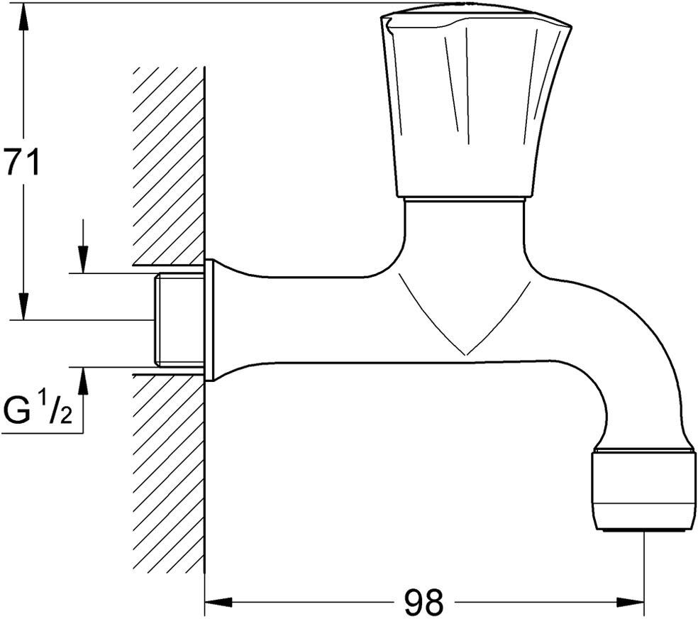 Grohe Costa Auslaufventil