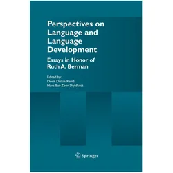 Perspectives on Language and Language Development, Fachbücher