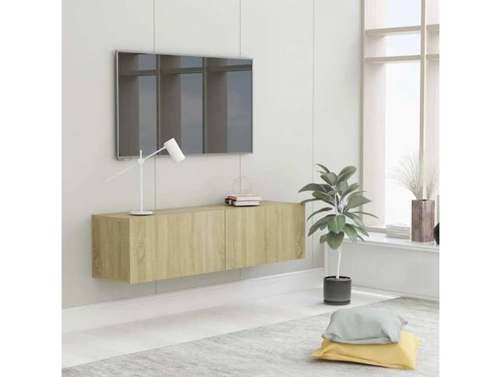 Meuble TV Chêne sonoma 120x30x30 cm Aggloméré