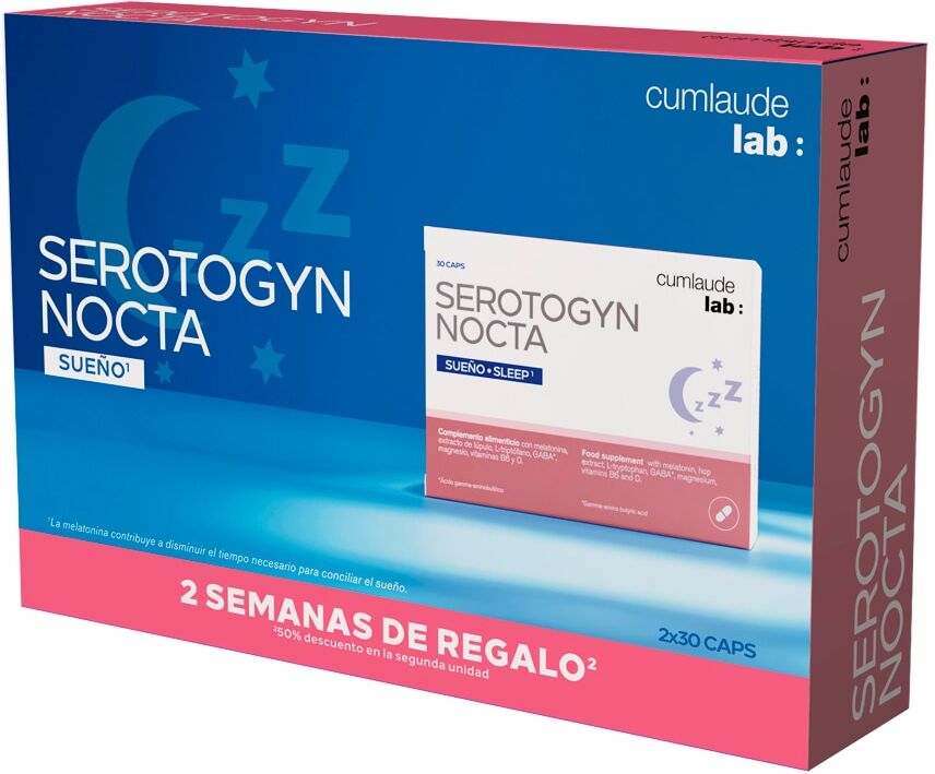 Cumlaude Lab Duplo Complemento Alimenticio Serotogyn Nocta Cumlaude.