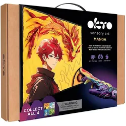 Okto Manga Fire / 3D Malerei mit Air Clay