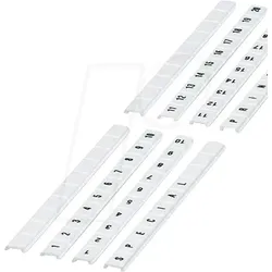 ZBF8 1-10 - Zackband, 8 mm, Zahlen 1 - 10