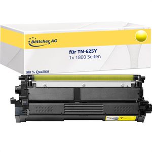 kompatibel für Brother TN-625Y, 1800 Seiten, gelb