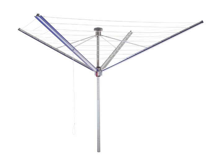 Wäschespinne Stewi Wäschespinne Lady 50 50 m , blau, H:2.090cm, Aluminium, Wäscheständer, Wäschespinne