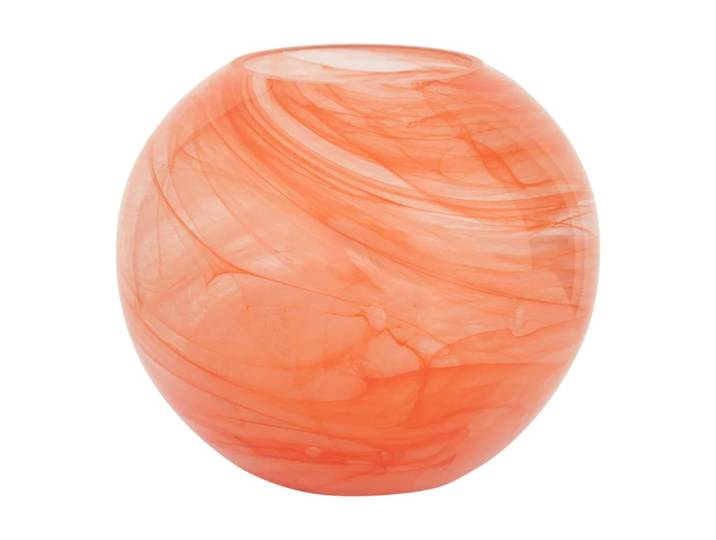 Vase en verre orange ø 22 * 19 cm