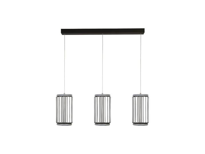 Dimmbare LED Design Pendellampe Circolo Linear Schwarz Searchlight