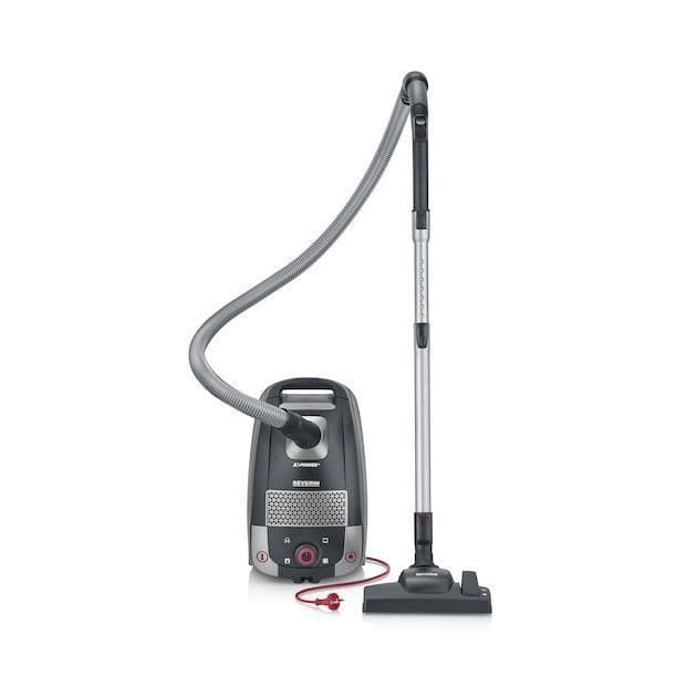 Severin BC7052 Bodenstaubsauger mit Staubbeutel 850 W HEPA (Schwarz) BC 7052