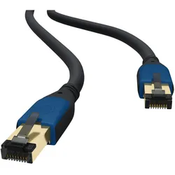 Oehlbach RJ45 Netzwerkkabel 2M (CAT8.1, 2 m), Netzwerkkabel
