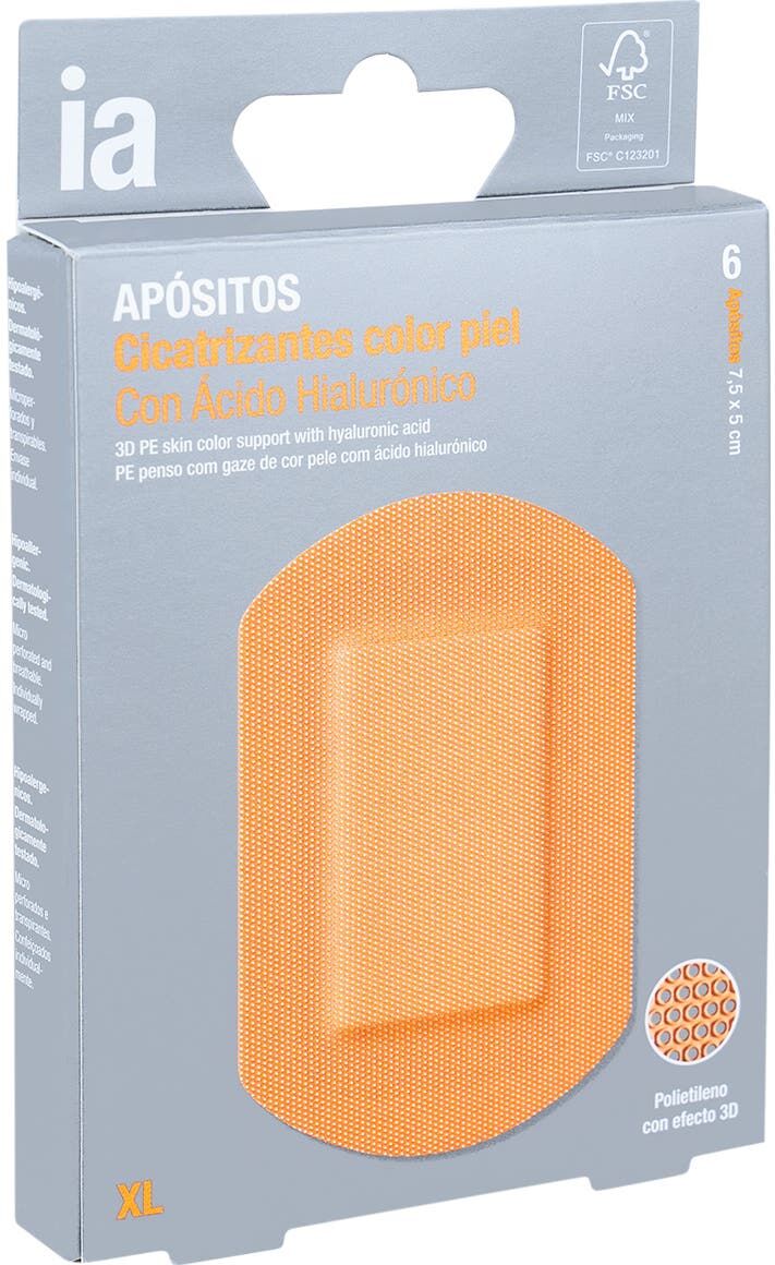 INTERAPOTHEK Apósitos Cicatrizantes 7,5x5cm 6 uds