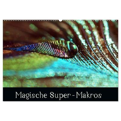 Magische Super-Makros (Wandkalender 2027 DIN A2 quer), CALVENDO Monatskalender