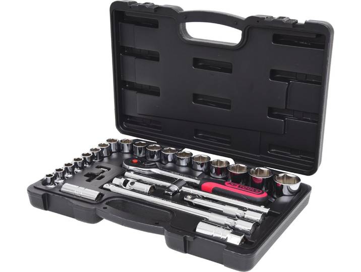 KS Tools 1/2\ CHROMEplus Jeu de douilles\, 28 pièces