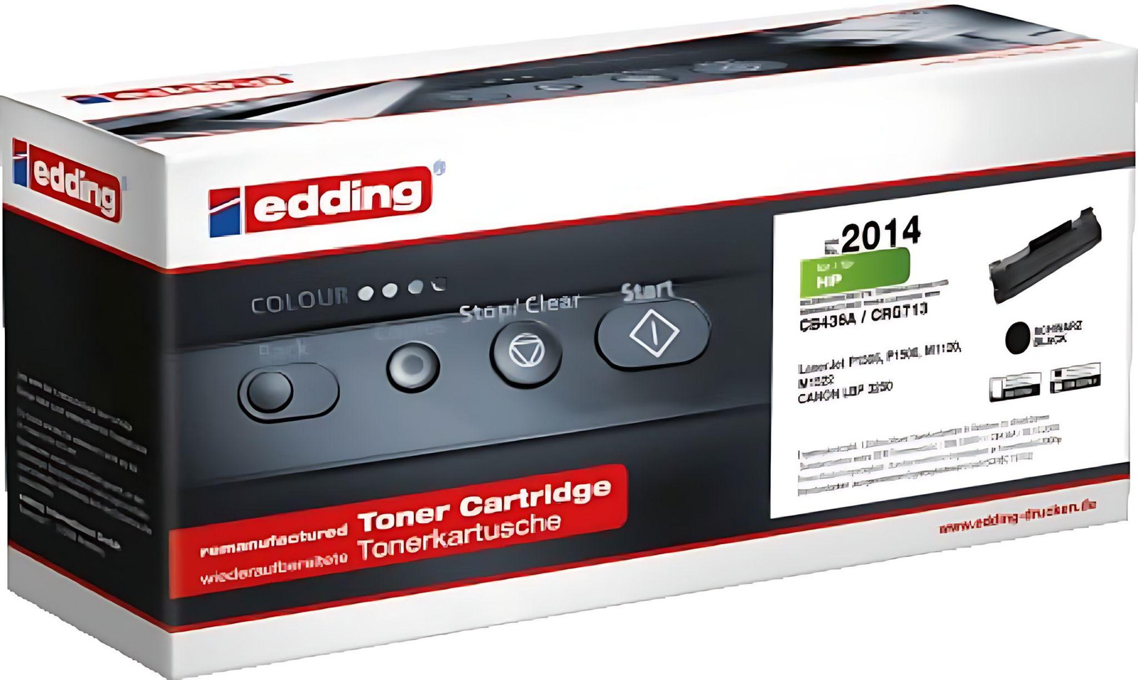 Edding EDD-2014 HP CB436A zwart