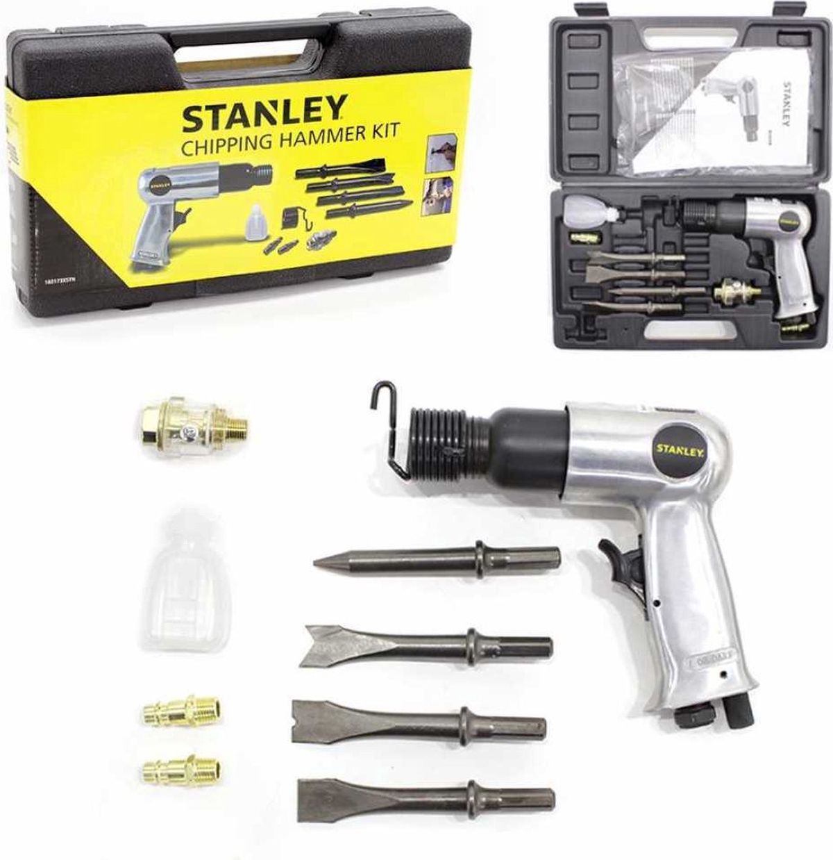 Kit Martello Pneumatico Stanley 1/4 pollice 10 pezzi
