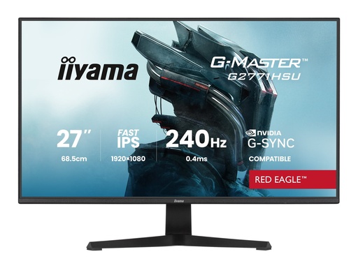 Iiyama G-MASTER Red Eagle G2771HSU-B1 - LED-Monitor - Gaming - 69 cm (27") (G2771HSU-B1)