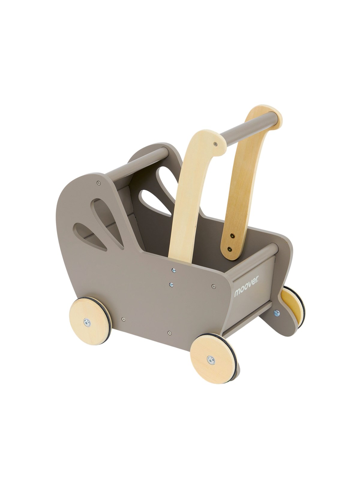Moover Puppenwagen - Grau, flach verpackt
