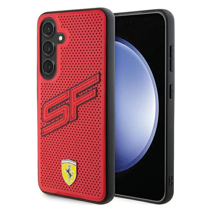 Ferrari FEHCMPINR + S926 czerwony/red hardcase Big SF Perforated (Samsung Galaxy S24+) (1467191292)