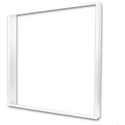 IsoLED Aufbaurahmen weiß RAL 9016 für LED Panel 600