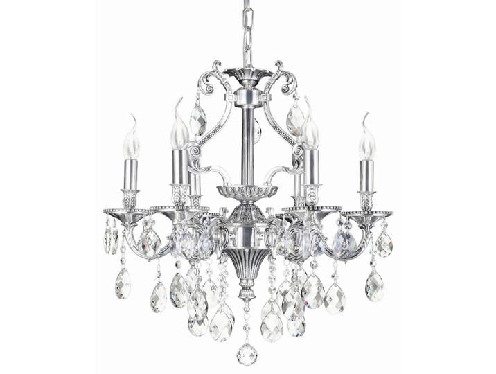 Glandor Kristall-Hängeleuchte, Chromfarben, Metall, Glas, 372 cm, Lampen & Leuchten, Leuchtenserien
