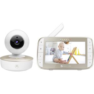 Motorola Babyphone VM50G, Display 5 Zoll mit Kamera, 300 m, mit Infrarot-Nachtsicht, Gegensprechfunktion, FHSS