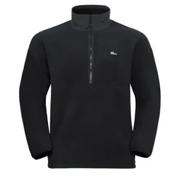 Jack Wolfskin Herren Sumetro Half Zip Fleecepullover - M - black