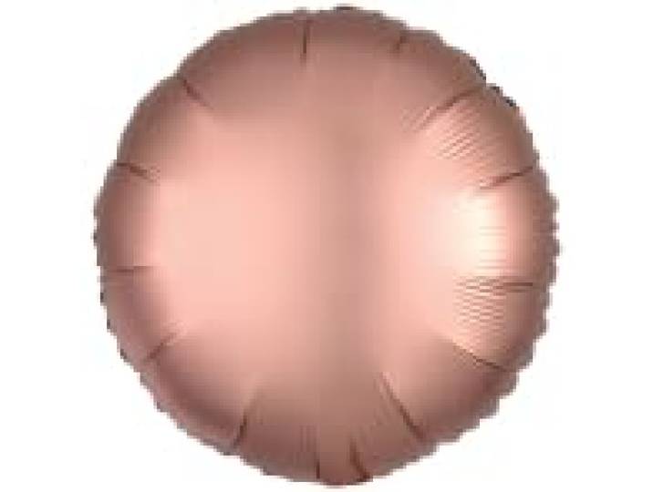 amscan 9914131 Zijde Lustre Rose Cppr Rnd PKG
