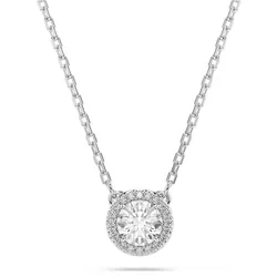 Swarovski  Una Angelic Anhänger Rundschliff, Pavé, Weiß, Rhodiniert