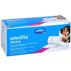 Omnifix Silicone Fixiervlies 10 cmx2 m 1 St