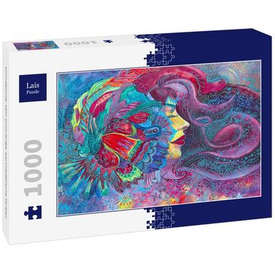 Lais Puzzle Unmögliche, sehr schwierige, psychedelische Farben 1000 Teile