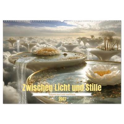 Zwischen Licht und Stille - Träume aus Licht und Form (Wandkalender 2027 DIN A2 quer), CALVENDO Monatskalender