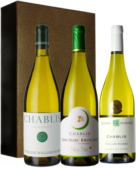 Vinatis Wein Geschenkset - Best Of Chablis - 3 Fl. - 2.25L Burgund