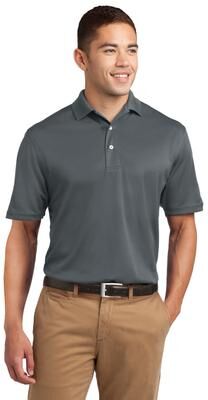 Sport-Tek TK469 Tall Dri-Mesh Polo Shirt in Steel size XL/Tall   Polyester