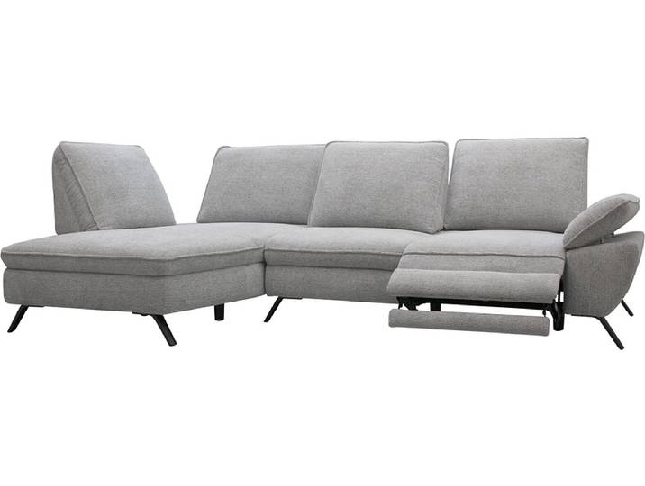 Ecksofa JACKY Stoff grau